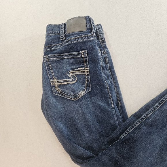 Silver Jeans Zac Straight Leg Jeans Men's 33x32 Medium Wash - Picture 3 of 8